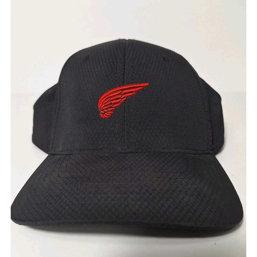 Red Wing Shoe Company Hat Black Snapback Cap Embroidered Logo Workwear OSFA